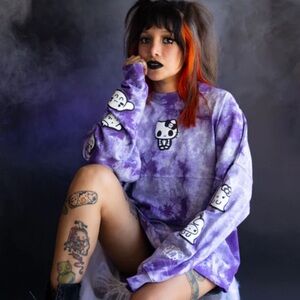 JapanLA Sanrio Spooky Hello Kitty & Friends Spirit Jersey XL Glow in the Dark